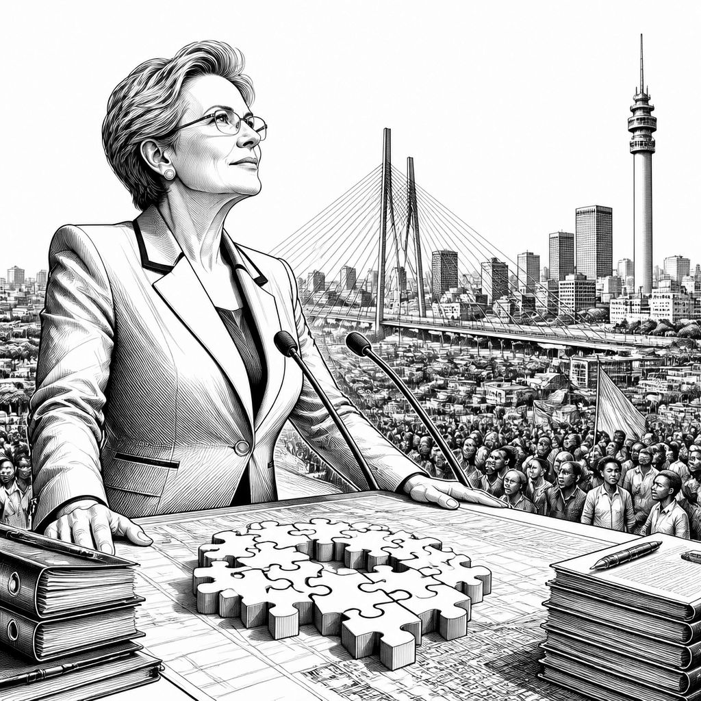 Helen Zille führt den Wahlkampf in Johannesburg – Koalition entscheidet Helen Zille führt den Wahlkampf in Johannesburg – Koalition entscheidet