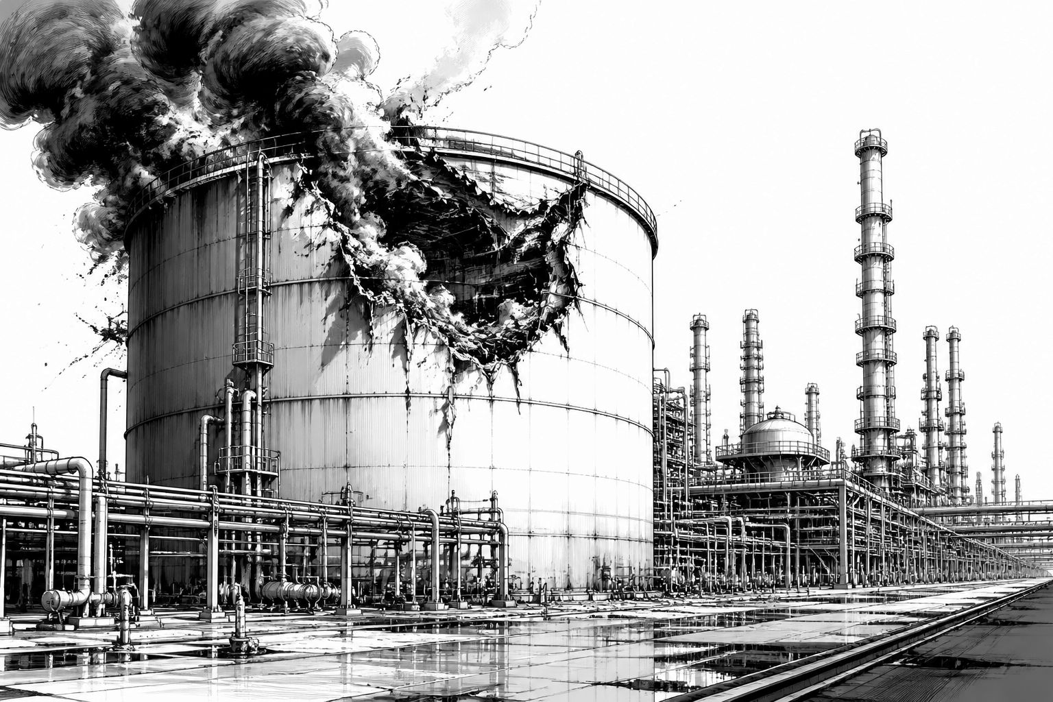 Houthi-Angriff auf Aramco-Raffinerie: Ölversorgung bleibt verwundbar Houthi-Angriff auf Aramco-Raffinerie: Ölversorgung bleibt verwundbar