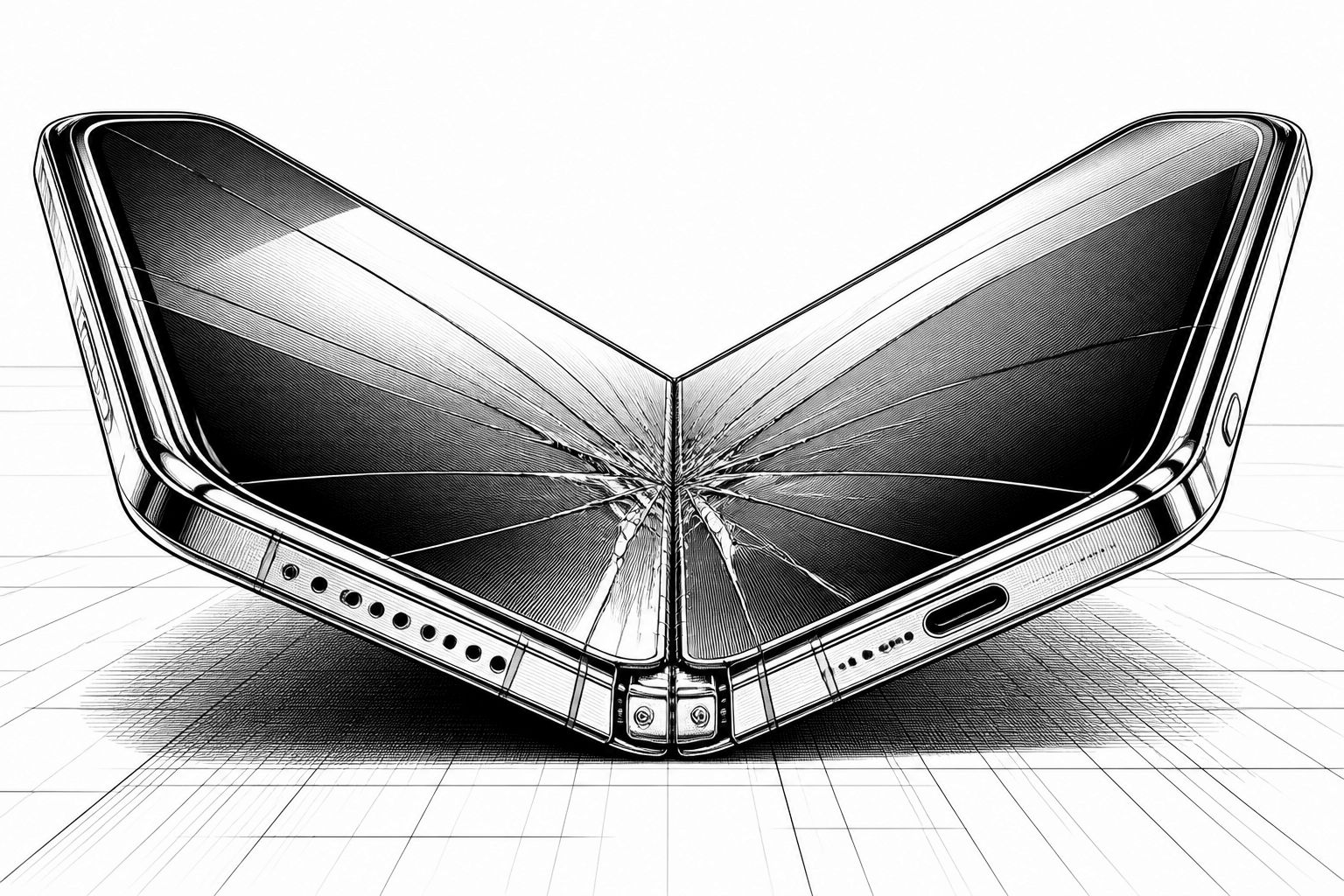 iPhone Duo: Frühe Display-Risse nach dem Aufklappen sorgen für Kritik iPhone Duo: Frühe Display-Risse nach dem Aufklappen sorgen für Kritik