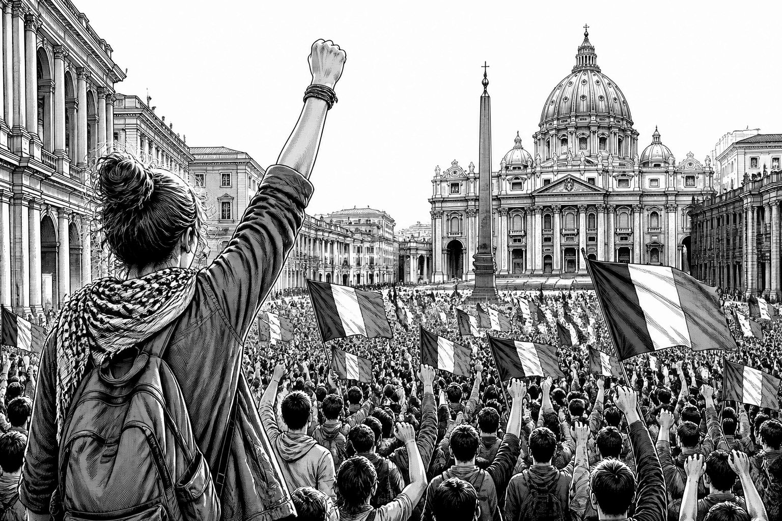 Italien: Massendemonstrationen gegen Meloni, Inflation und Rüstungsdruck Italien: Massendemonstrationen gegen Meloni, Inflation und Rüstungsdruck