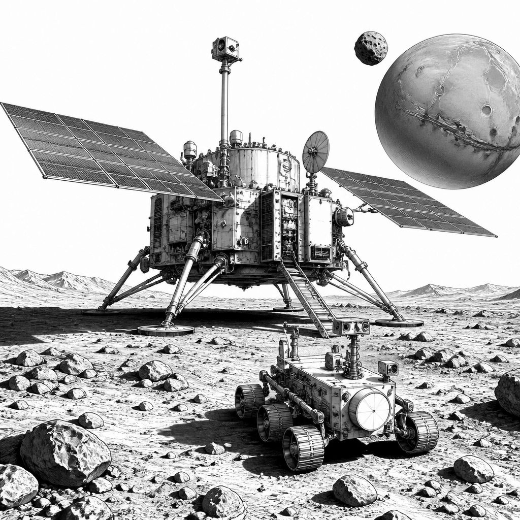 Japan startet MMX-Mission: Probenrückkehr von Phobos bis 2031 Japan startet MMX-Mission: Probenrückkehr von Phobos bis 2031