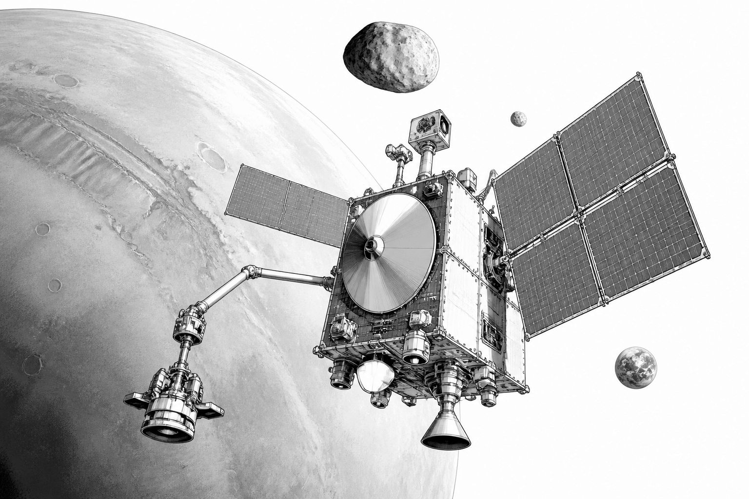 MMX startet 2026: NASA und JAXA bringen Phobos-Proben vom Mars zurück MMX startet 2026: NASA und JAXA bringen Phobos-Proben vom Mars zurück
