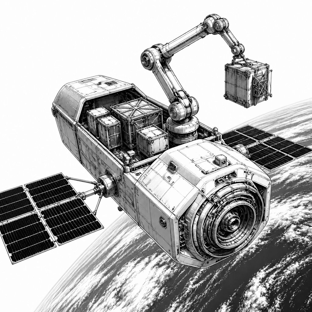 Momentus im Orbit: Mehr als Startdienst – Hosting, Transporte und Robotik Momentus im Orbit: Mehr als Startdienst – Hosting, Transporte und Robotik