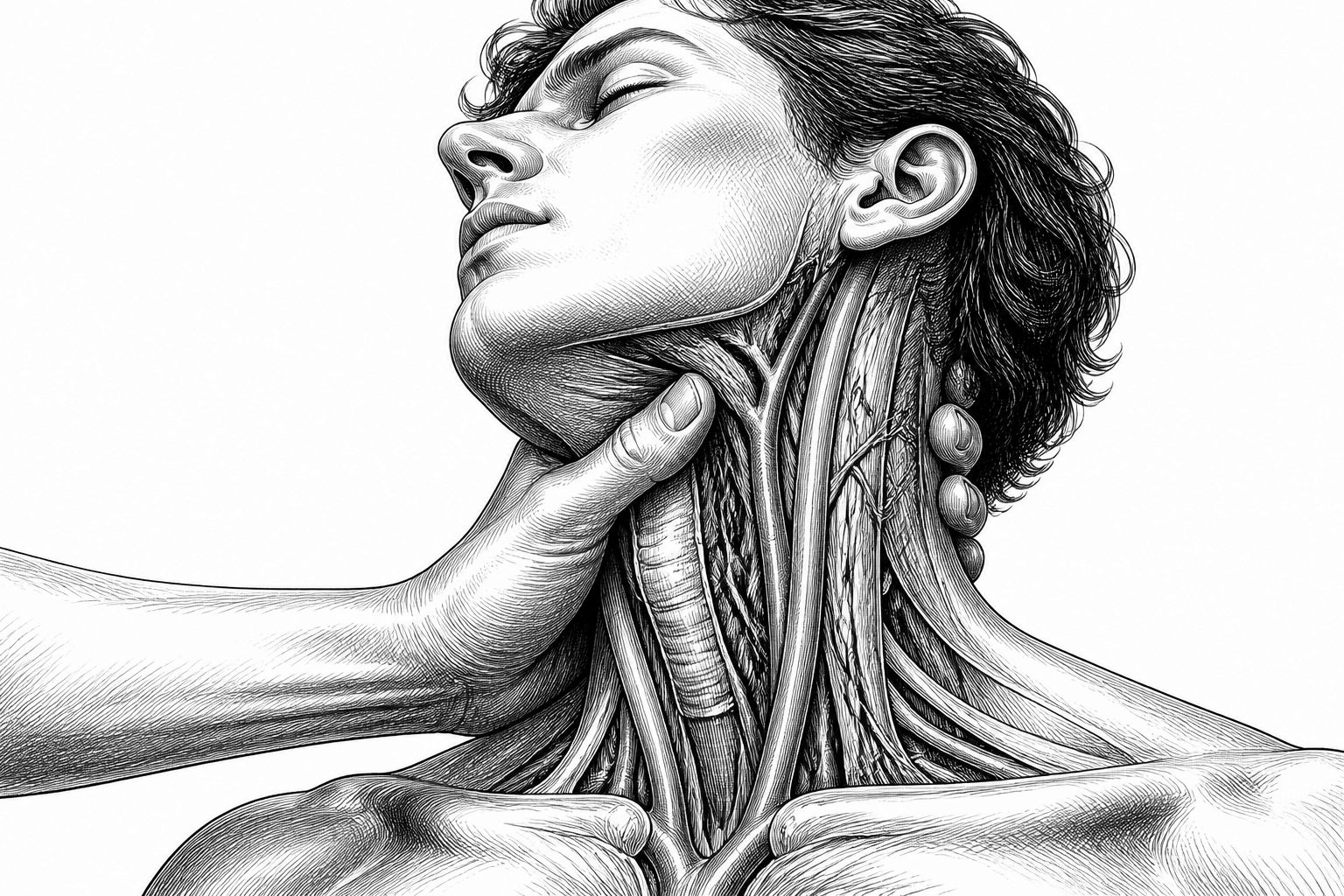 Nackenmassage: Warum falsche Manipulation Halsarterien gefährden kann Nackenmassage: Warum falsche Manipulation Halsarterien gefährden kann