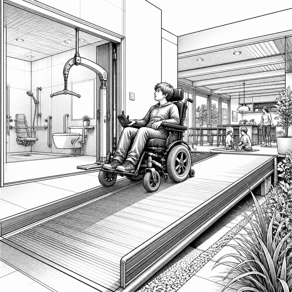 Neues barrierearmes Zuhause: Mehr Raum für Familie und Duchenne-Betroffene Neues barrierearmes Zuhause: Mehr Raum für Familie und Duchenne-Betroffene