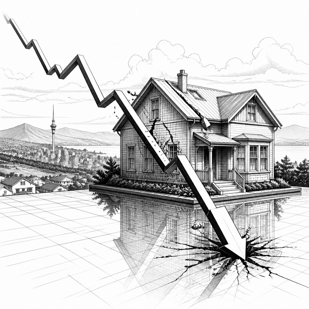 Neuseelands Immobilienpreise fallen weiter: niedrigster Stand seit 2021 Neuseelands Immobilienpreise fallen weiter: niedrigster Stand seit 2021