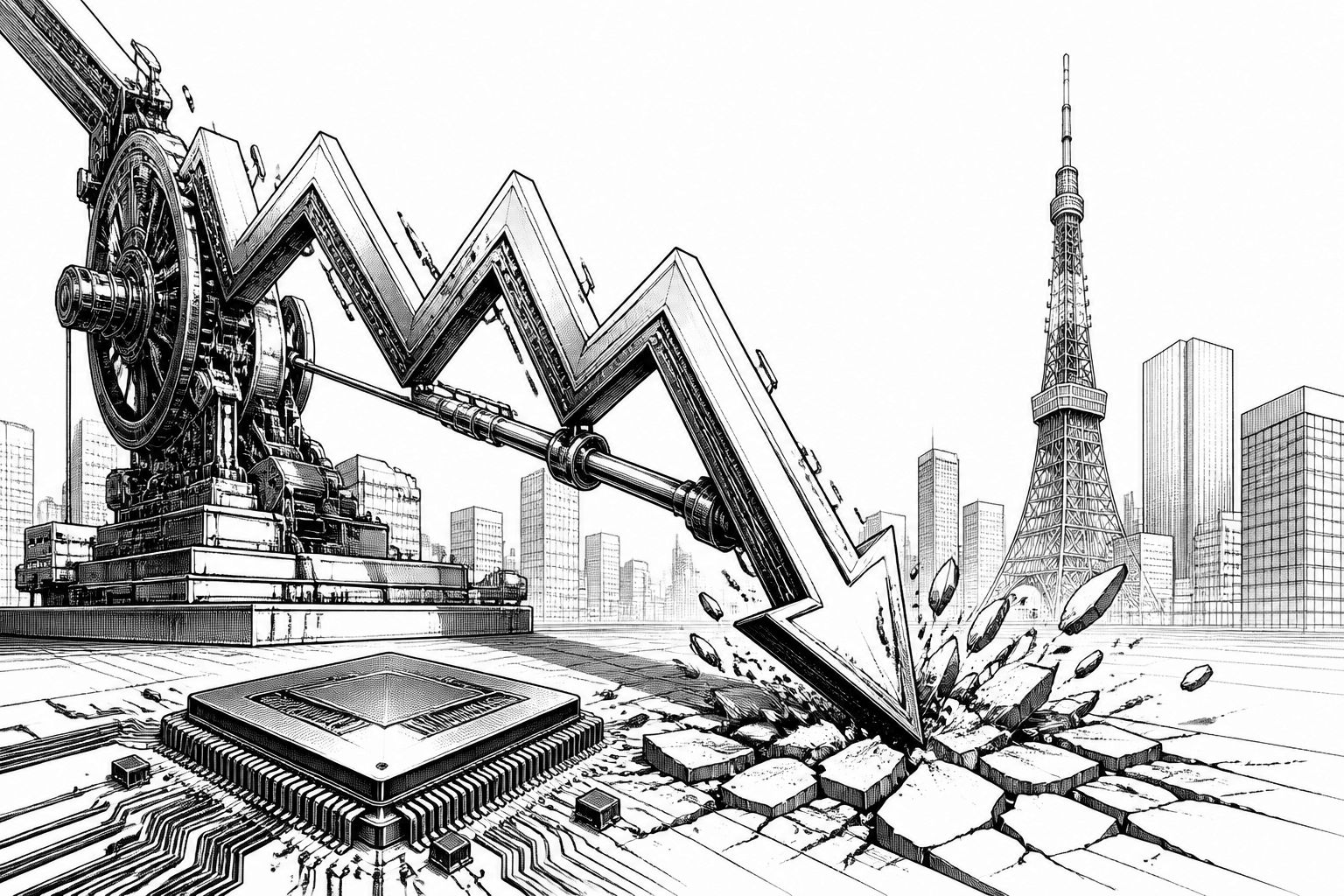 Nikkei 225 rutscht nach KI-Kosten-Zweifeln um 2,12 Prozent ab Nikkei 225 rutscht nach KI-Kosten-Zweifeln um 2,12 Prozent ab