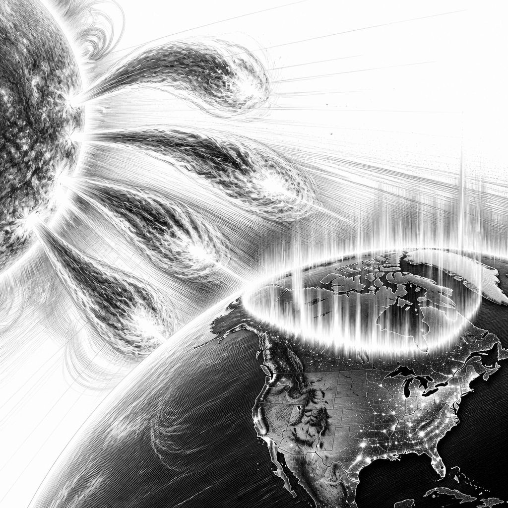 Nordlichter in den USA: Vier CMEs erhöhen die Chancen ab 9. Oktober Nordlichter in den USA: Vier CMEs erhöhen die Chancen ab 9. Oktober