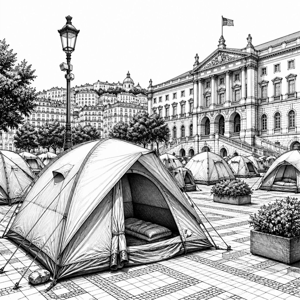 Protestcamps in Portugal: Mietreform, Wohnungsbau und Preisdruck im Fokus Protestcamps in Portugal: Mietreform, Wohnungsbau und Preisdruck im Fokus