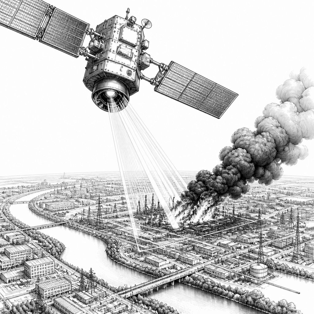 Satelliten- und KI-Überwachung nach Angriffen: Fires in Saporischschja Satelliten- und KI-Überwachung nach Angriffen: Fires in Saporischschja