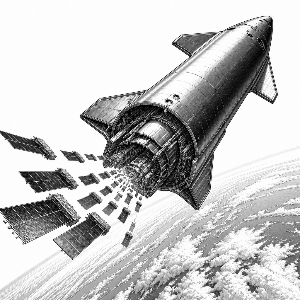 SpaceX’ Starship erreicht niedrige Erdumlaufbahn und entfesselt Starlink V3 SpaceX’ Starship erreicht niedrige Erdumlaufbahn und entfesselt Starlink V3