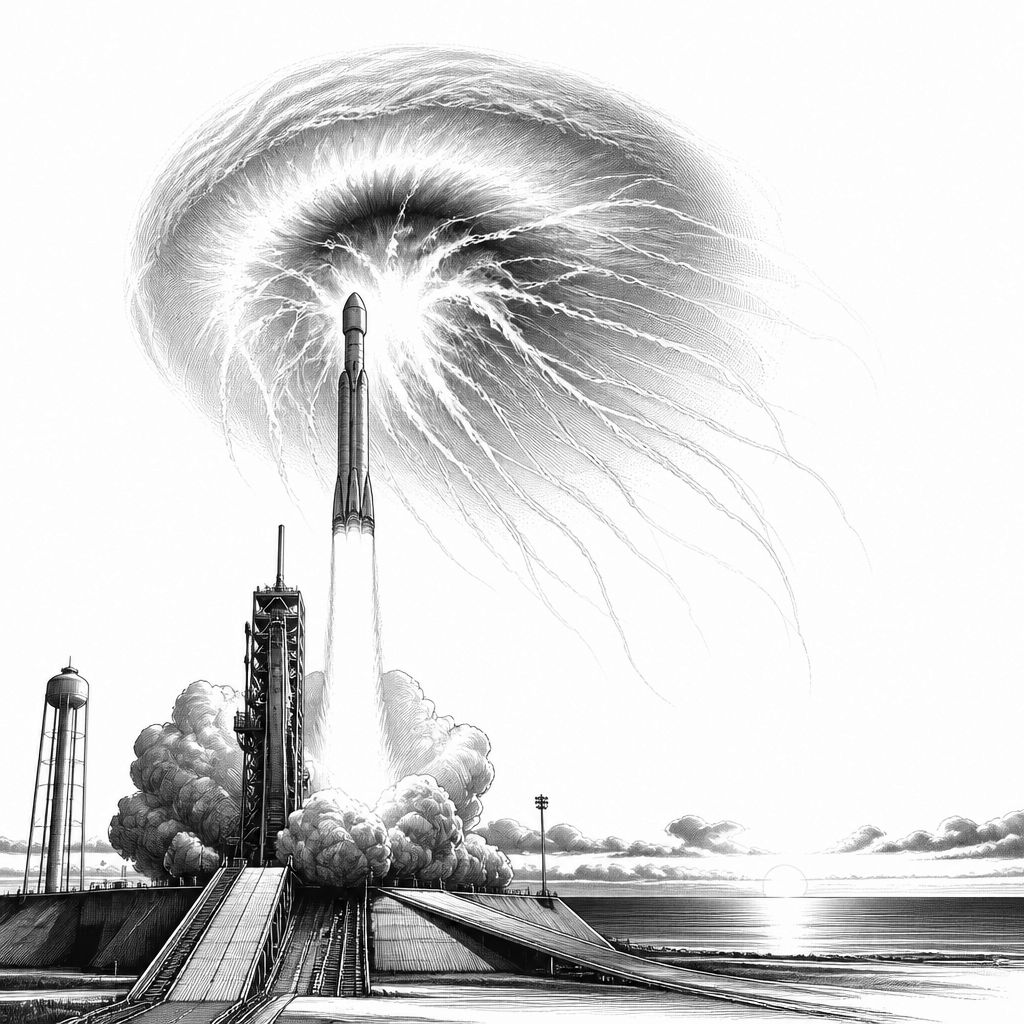 SpaceX-Start im Morgengrauen: Warum es wie „Space Jellyfish“ leuchtet SpaceX-Start im Morgengrauen: Warum es wie „Space Jellyfish“ leuchtet