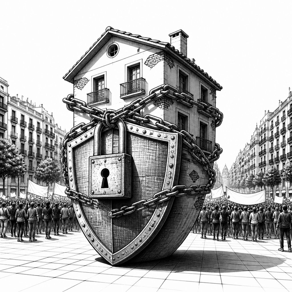 Demos gegen Wohnungsnot in Spanien: Tausende fordern Mieterrechte Demos gegen Wohnungsnot in Spanien: Tausende fordern Mieterrechte