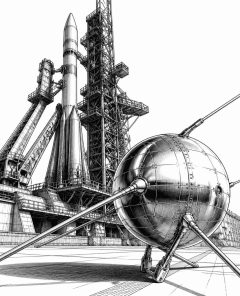 sputnik-1-am-4-oktober-1957-sputnik-krise-raumfahrt