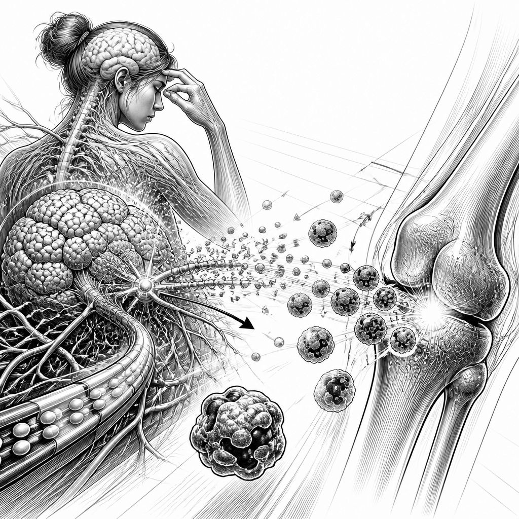 Stress reaktiviert Rheuma: BAT setzt IL-6 frei und startet Neutrophil-Kaskaden Stress reaktiviert Rheuma: BAT setzt IL-6 frei und startet Neutrophil-Kaskaden