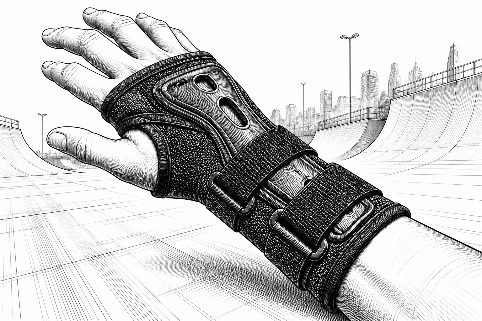 Triple Eight Wrist Saver: Handgelenkschutz mit ABS-Schienen und EVA-Schaum Triple Eight Wrist Saver: Handgelenkschutz mit ABS-Schienen und EVA-Schaum
