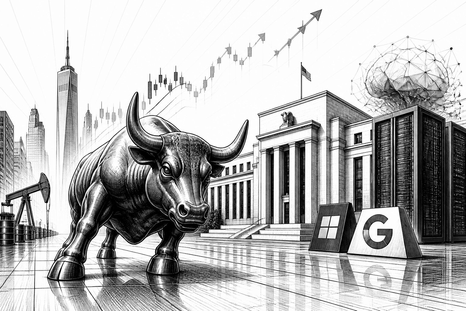 US-Börse mit Blick auf Fed-Entscheid und Microsoft/Alphabet-Zahlen US-Börse mit Blick auf Fed-Entscheid und Microsoft/Alphabet-Zahlen