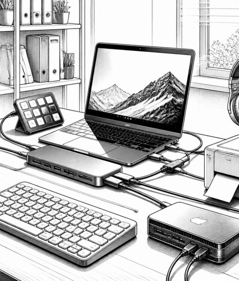 usb-c-gadgets-home-office-desk-hub-stream-deck