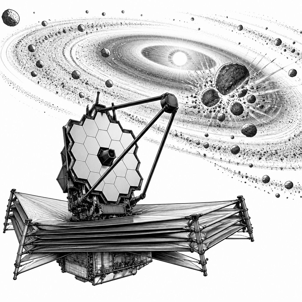 Webb beobachtet Mars-große Kollisionen: Silikat-Signaturen in Exoplaneten-Scheiben Webb beobachtet Mars-große Kollisionen: Silikat-Signaturen in Exoplaneten-Scheiben