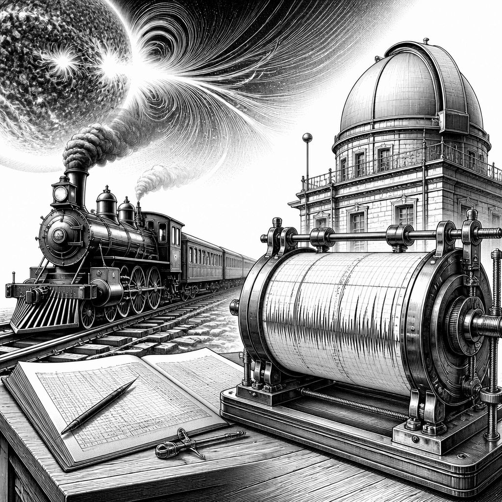 Weltraumwetter klärt 155 Jahre alten „Exeter-Train“-Irrtum auf Weltraumwetter klärt 155 Jahre alten „Exeter-Train“-Irrtum auf