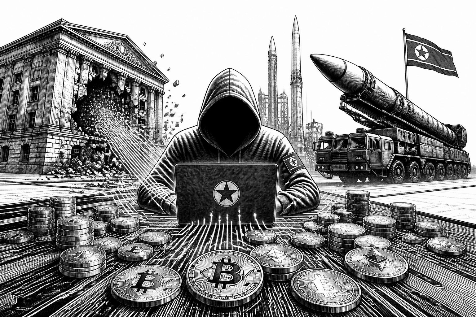 Wie Krypto-Hacks Nordkoreas Nuklearprogramm mit Devisen finanzieren Wie Krypto-Hacks Nordkoreas Nuklearprogramm mit Devisen finanzieren