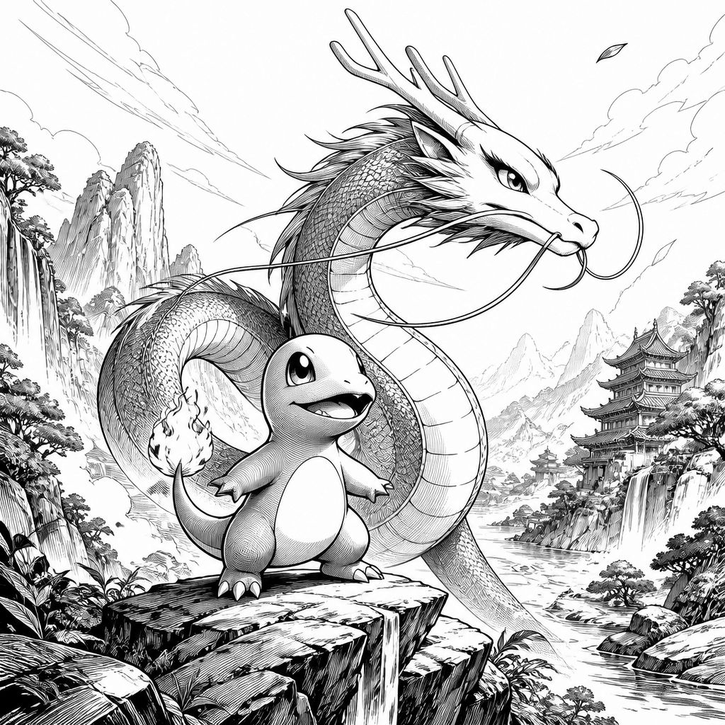 „Wunderwahl“ in Pokémon-Sammelkartenspiel-Pocket: Glumanda & Sen-Long „Wunderwahl“ in Pokémon-Sammelkartenspiel-Pocket: Glumanda & Sen-Long