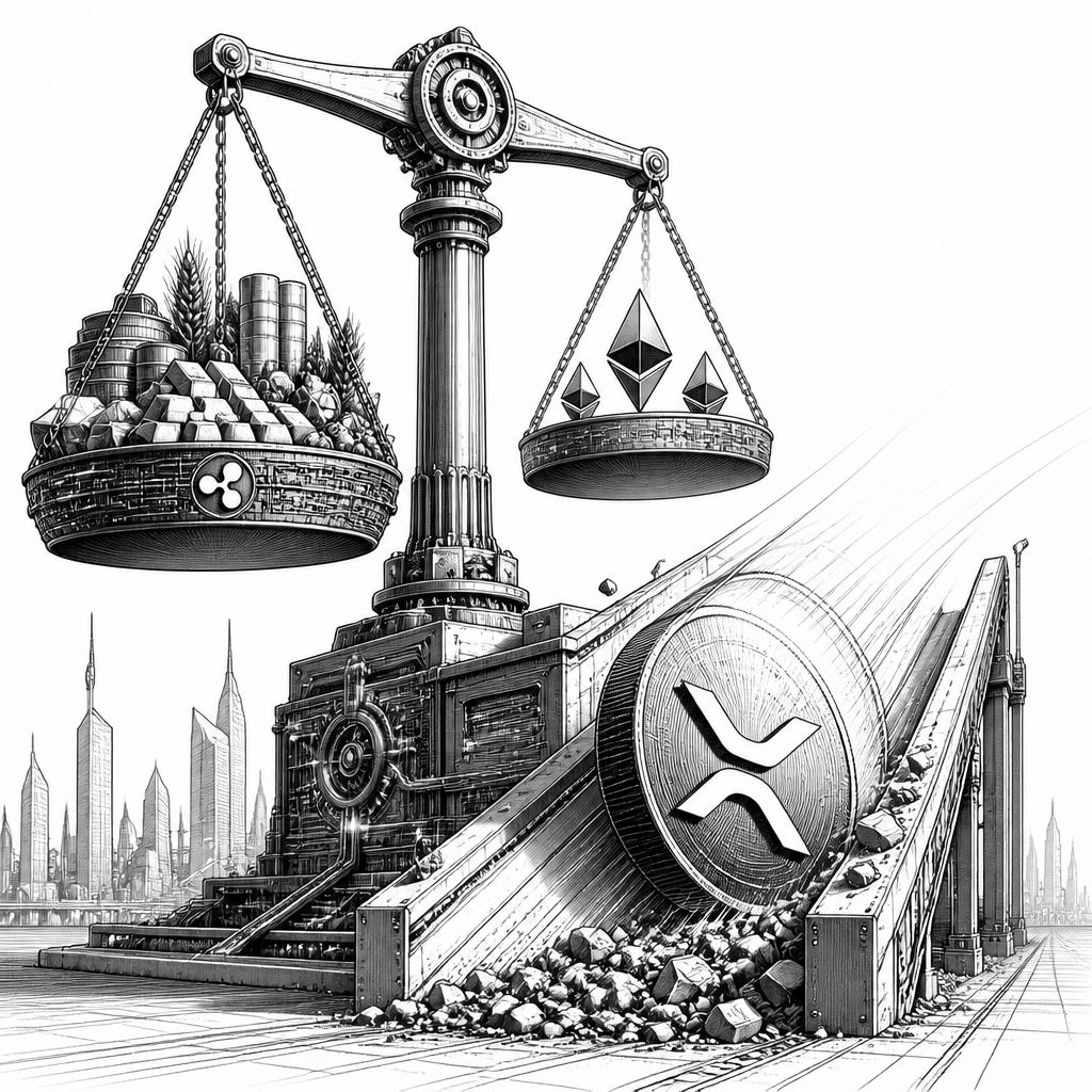 XRP Ledger schlägt Ethereum bei Tokenisierung – warum der XRP-Kurs trotzdem fällt XRP Ledger schlägt Ethereum bei Tokenisierung – warum der XRP-Kurs trotzdem fällt