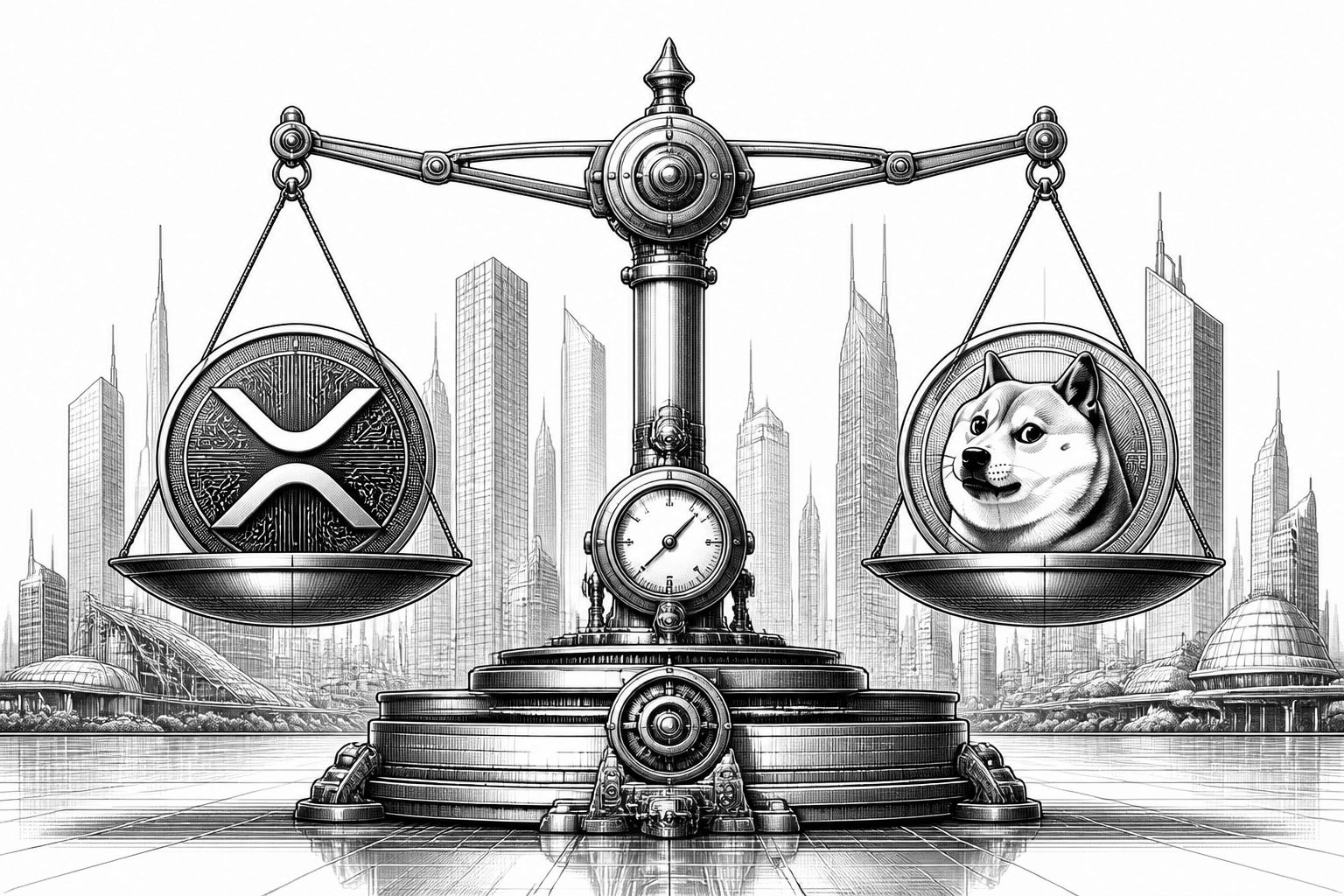 XRP vs. Dogecoin: Wie realistisch ist eine Million bis 2030? XRP vs. Dogecoin: Wie realistisch ist eine Million bis 2030?